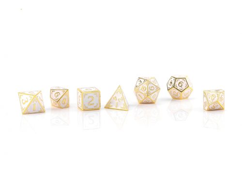 Nian pretty bulk dnd dice 7 pieces dungeons and dragons metal dice