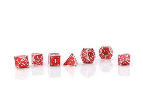 Nian New Design 7 Pieces Unique Metal DND Dice Set